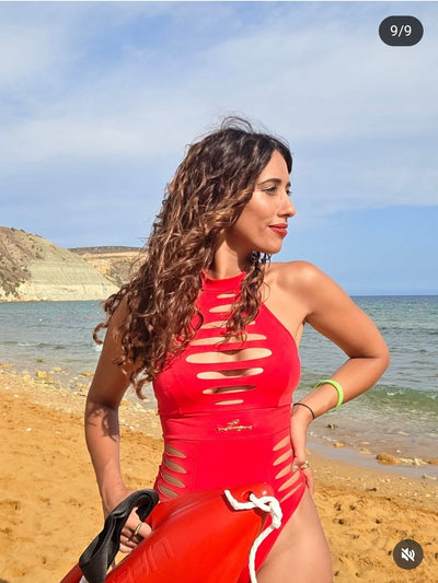 Elyse One Piece- Red